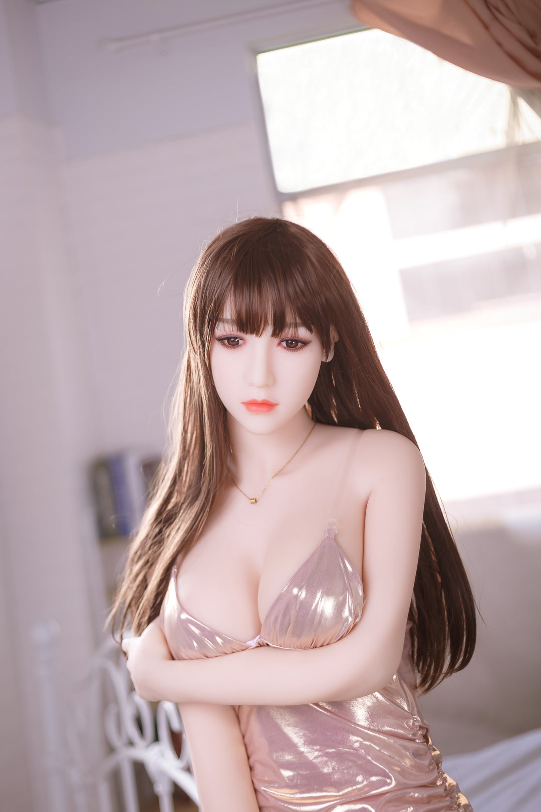 Aibei Puppe | 165 cm/5 ft4 große Brüste realistische Sexpuppe - Bernice