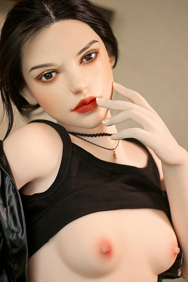 Skinny Small Boobs Silicone Head Sex Doll Odelia 159cm #S16