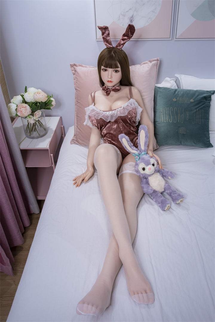 Große asiatische Sexpuppe mit realistischen Gesichtszügen – Anqila (3 Größen)
