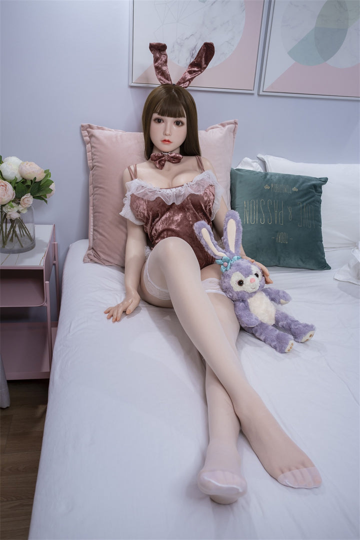 Große asiatische Sexpuppe mit realistischen Gesichtszügen – Anqila (3 Größen)